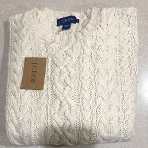 J Crew Cable Knit Sweater